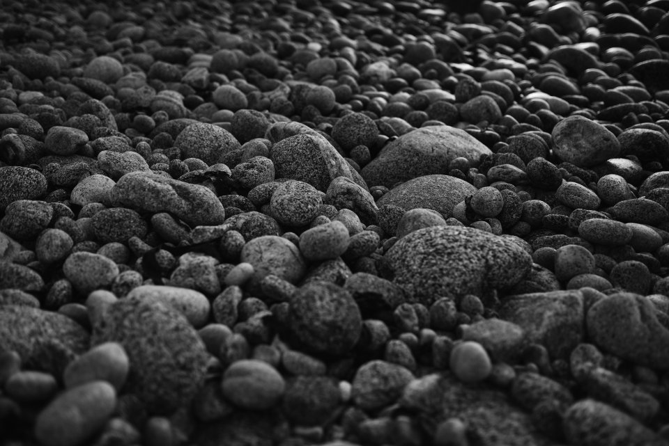 gray stone fragment lot photography photo