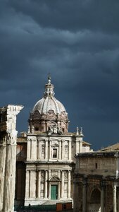 Rome grey sky palatino
