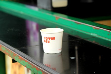 B r hills, India, Paper cup photo