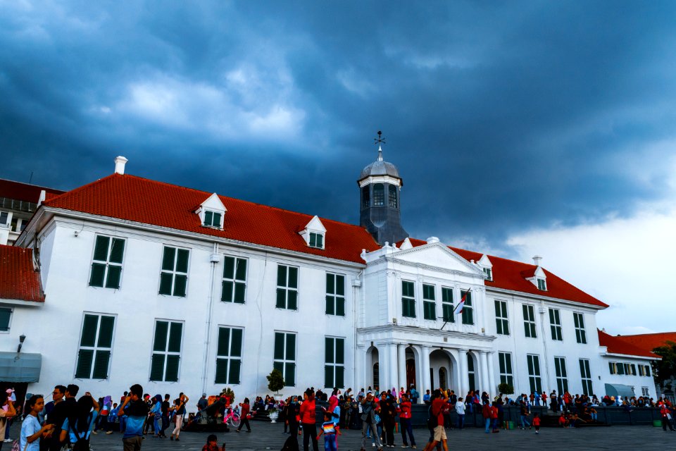 Indonesia, Kota tua gouvernour kantoor, Cloudy
