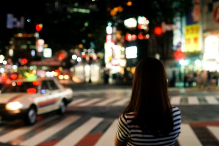 Tokyo, Shibuya crossing, Shibuyaku photo