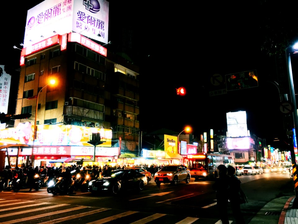 Shilin night market, Taiwan, Commercial district