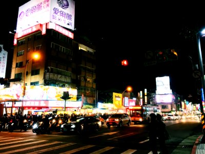 Shilin night market, Taiwan, Commercial district photo