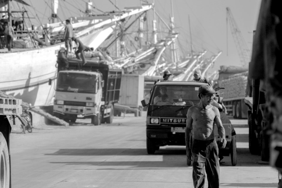 Indonesia, Sunda kelapa harbor, Black