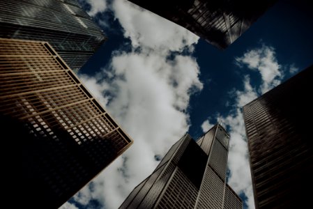 low angle photo of buildings photo