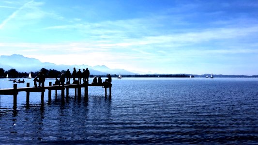 Chiemsee, Deutschl, Sailing