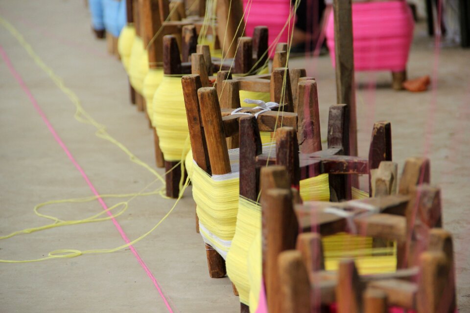 Textile woven wire weaving