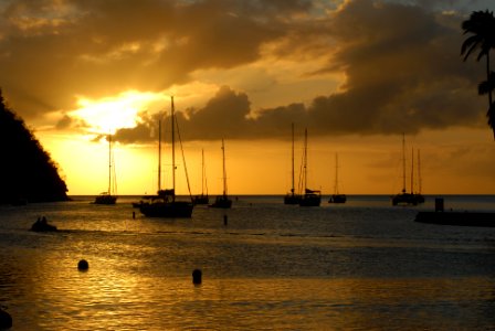 Marigot bay, Saint lucia, Tropical
