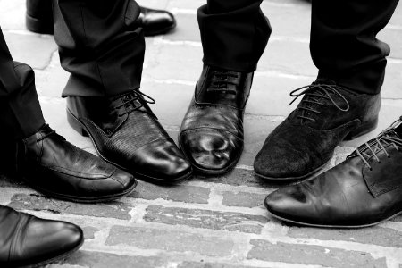Groom, Leather, Feet