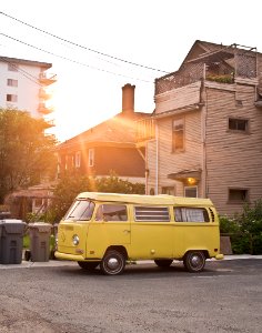 yellow van