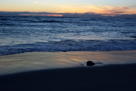 Beach, Sunset, Ocean photo