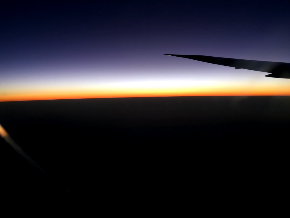 Flight, Sunrise, Plane