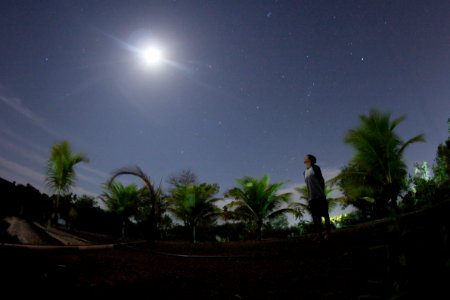 Brazil, Macap, Night photo