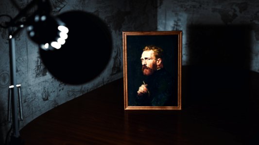 Vincent Van Gogh portrait painting photo