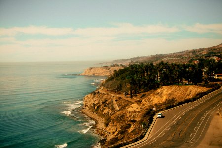Road, Ocean, California photo