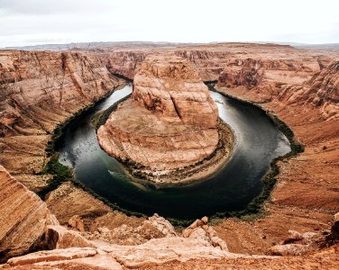 aerial view of body of water