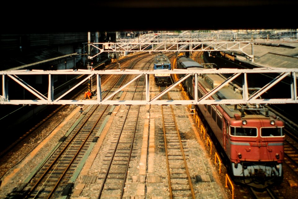 Train track, Train car, Transportation