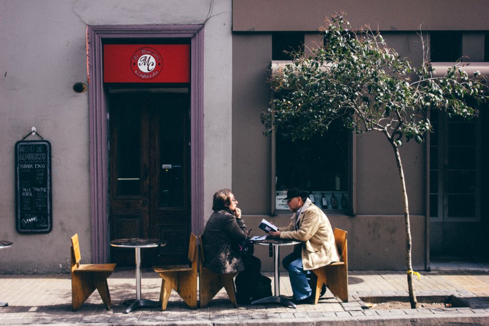 Barrio lastarria, Santiago, Chile