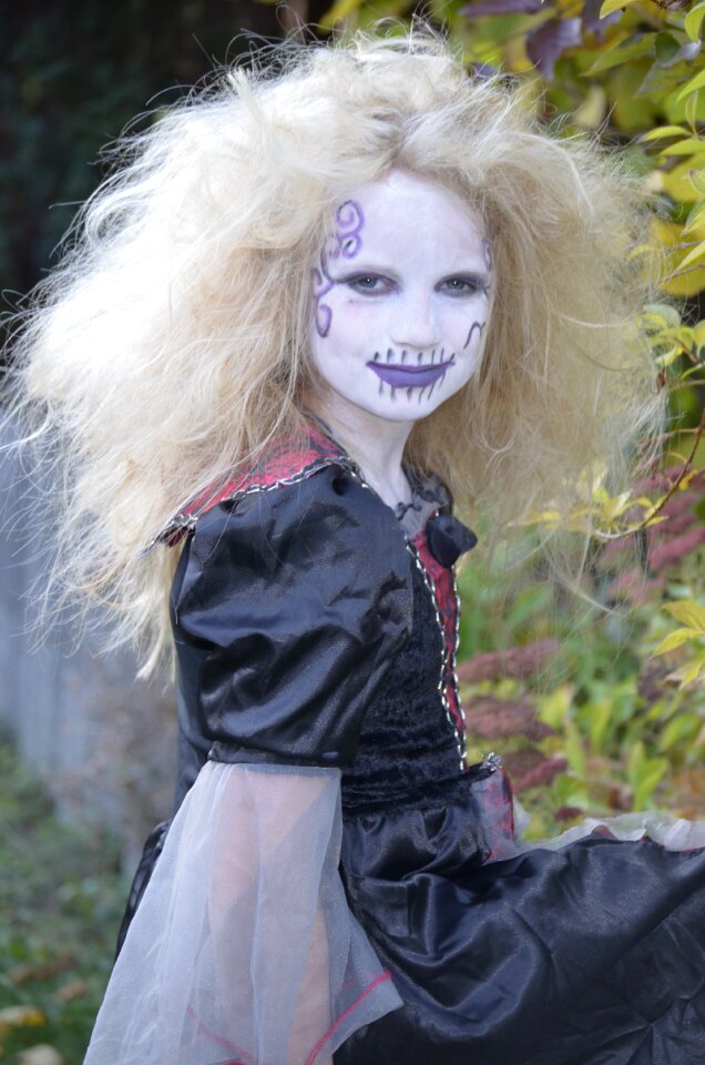 Close up hair costume