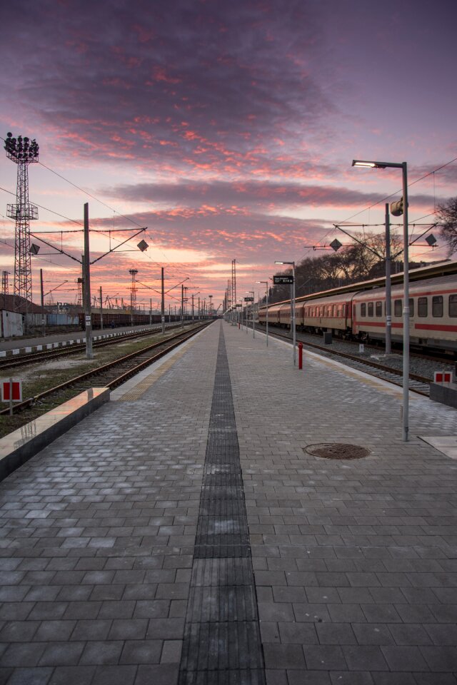 Burgas bulgaria railway photo