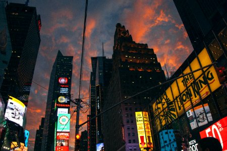Times square, United states, City