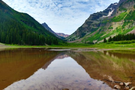 Maroon bells aspen colorado, Aspen, United states photo