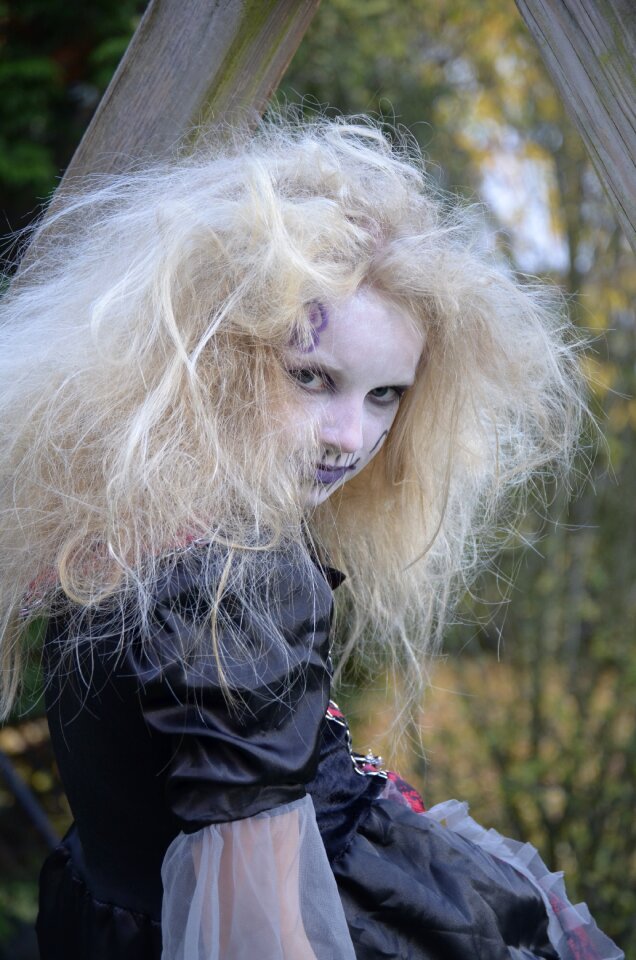 Close up hair costume