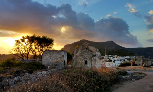 Kythira, Greece, Ruin photo