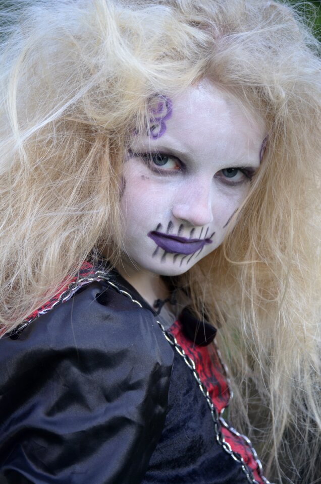 Close up hair costume