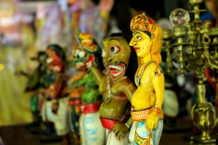 Sri lanka, Kataragama, Statue
