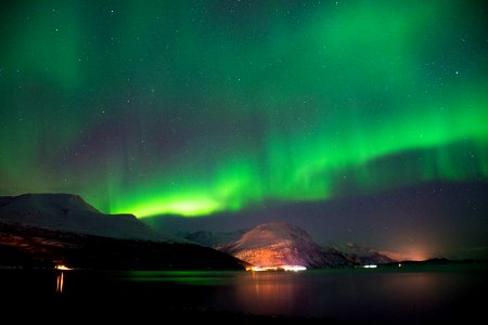 Skibotn, Norway, Northern lights photo