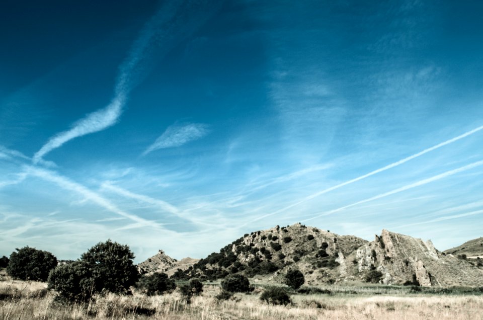 Spain, Mountains, Lines