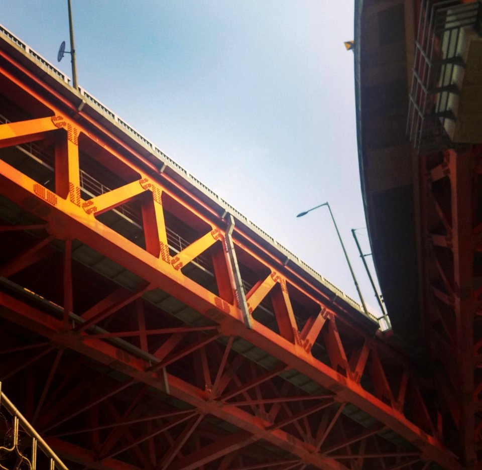 Seongsu bridge, Seoul, South korea