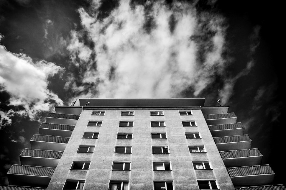 Grey, Blanco y negro, Nubes