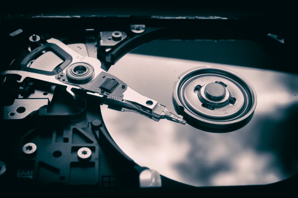 photo of optical disc drive