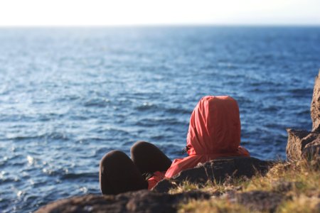 red hijab headdress photo