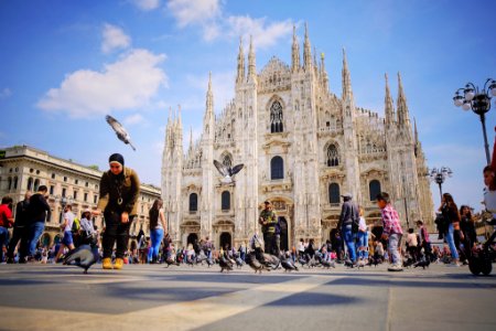 Milano, Italy, Piazza del duomo