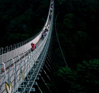 Mountain, Skybridge, Sky