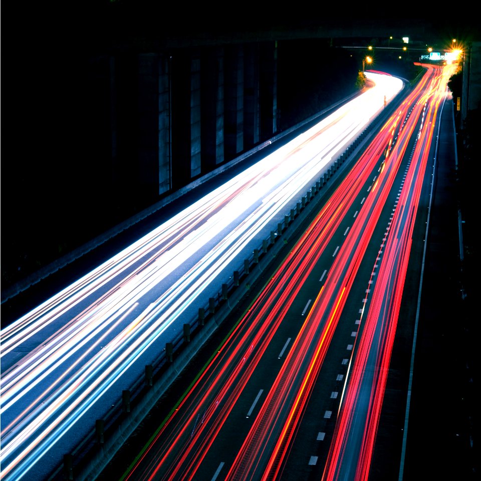 Highway, Light, Car