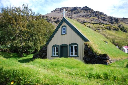 Iceland church serenity photo