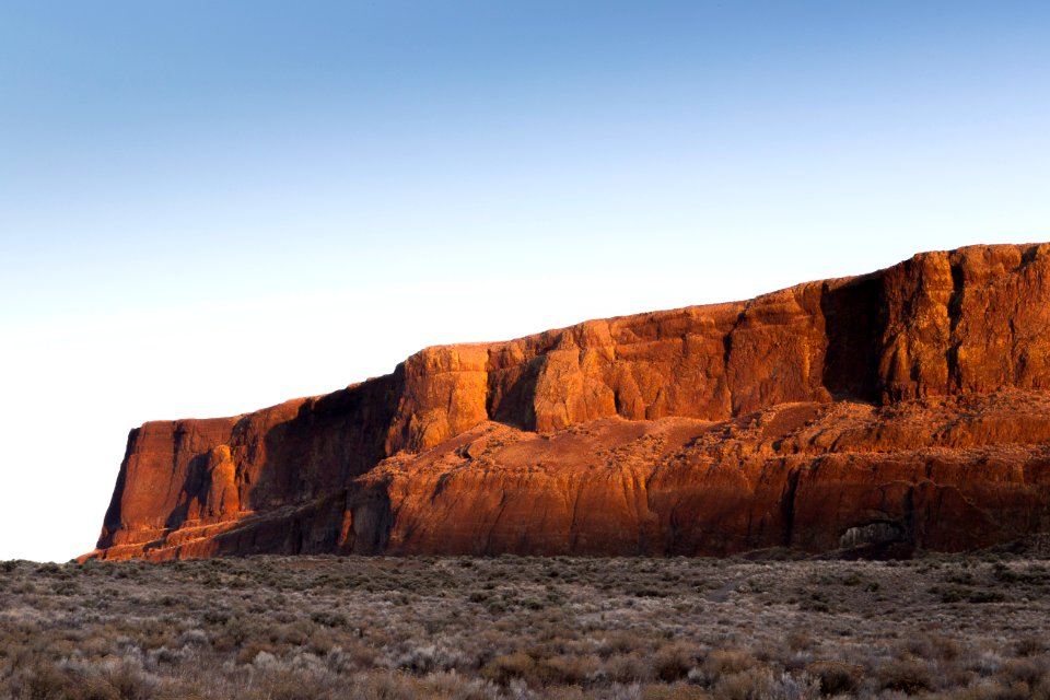 photo of brown rock formations