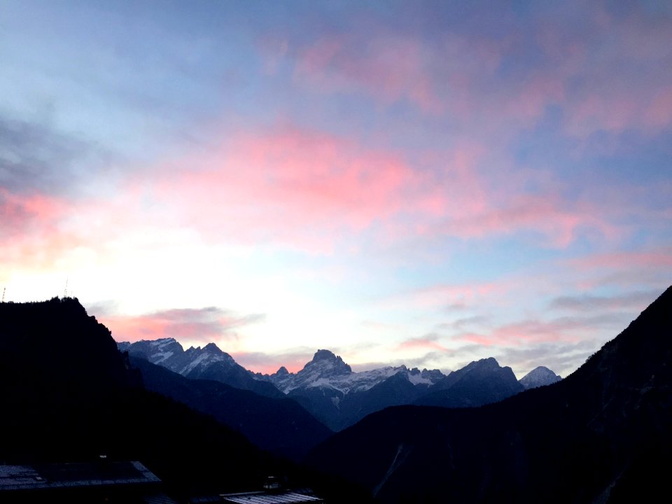 Sunset, Mountain