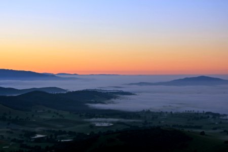 Hot air balloon, Sunrise, Victoria photo