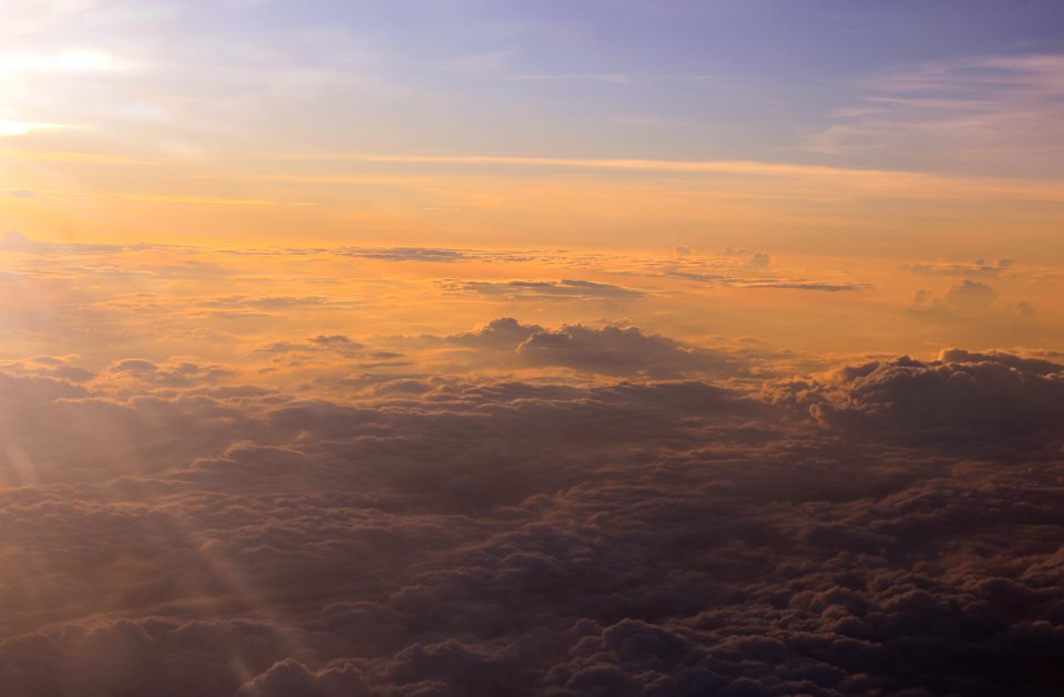 Indonesia, Manado city, Sunset