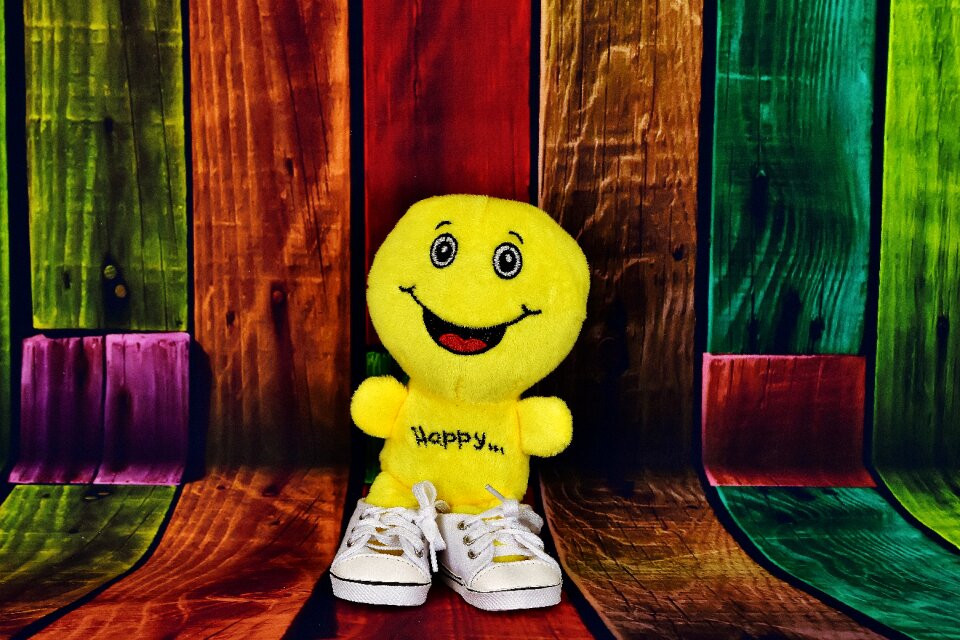 Funny laugh emoticon