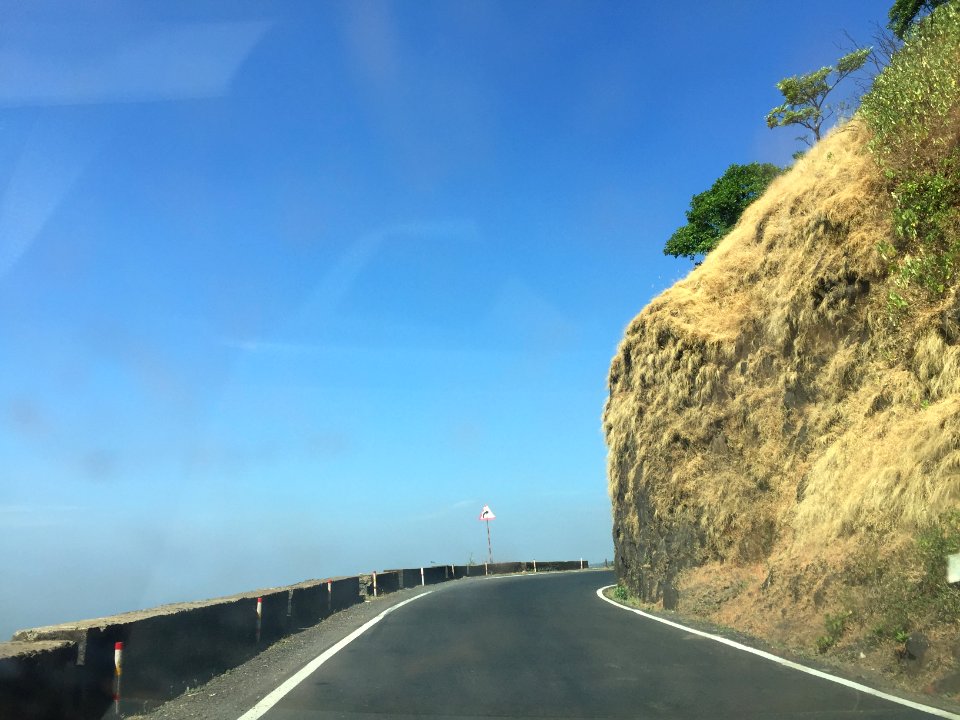 Hills, Road, Sky