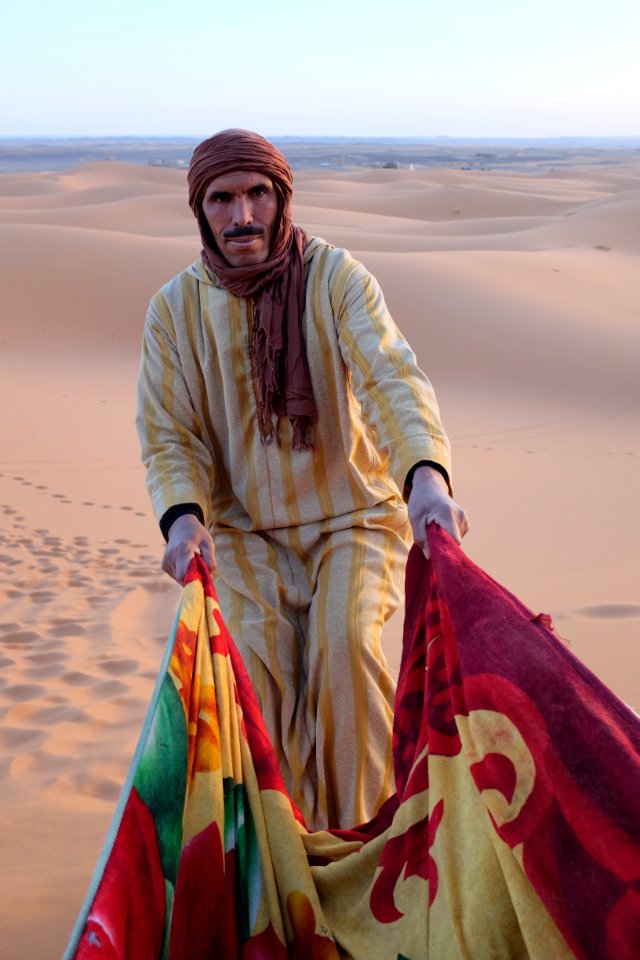 Sahara desert, Desert, Man
