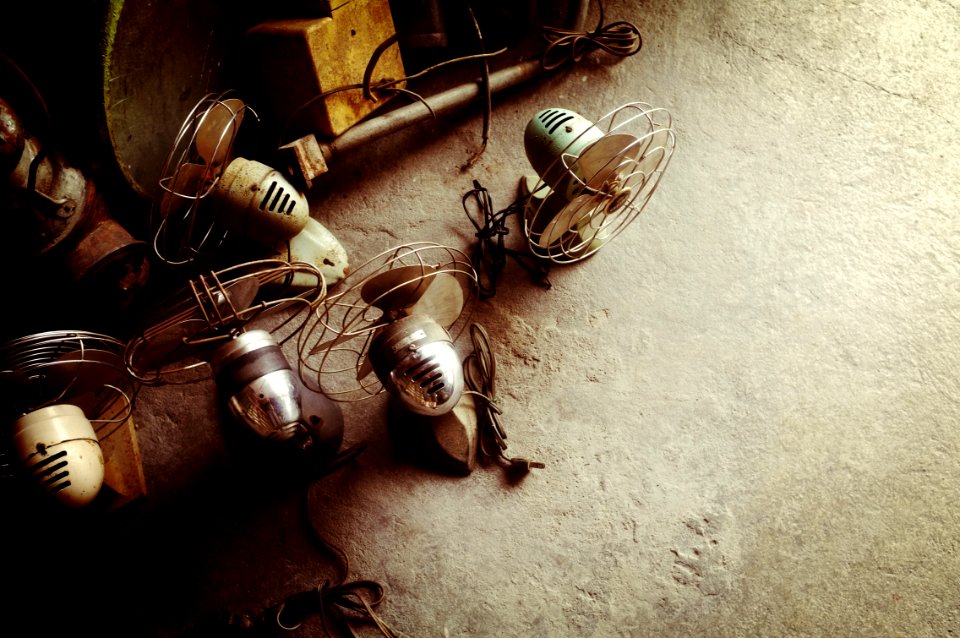 Bangkok, Thailand, Old fan