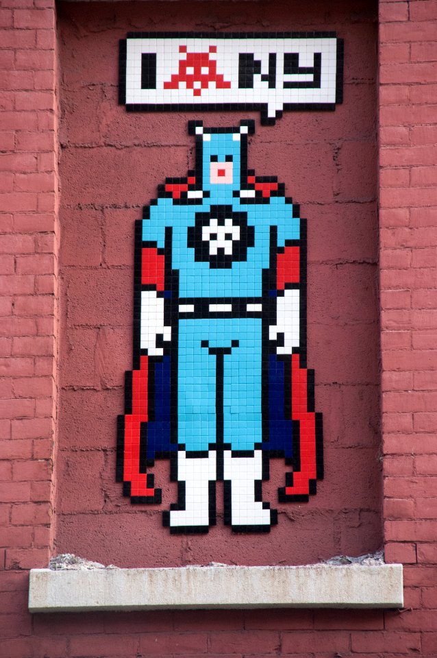 Super hero, Street art, Graffiti