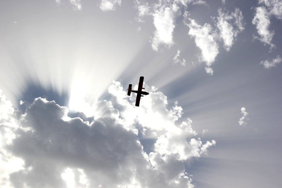 Trip, Flying, Cloudy